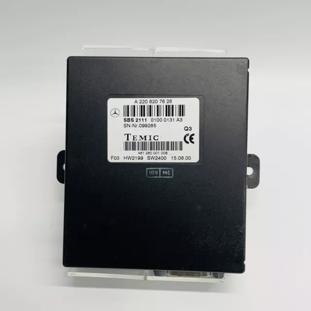 ✅Mercedes Voice Recognition Control Module W220 S430 S500 A220207626 #️⃣0708