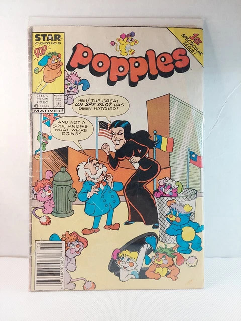 Popples 1st Spectacular Issue Comic Book (December 1986)
