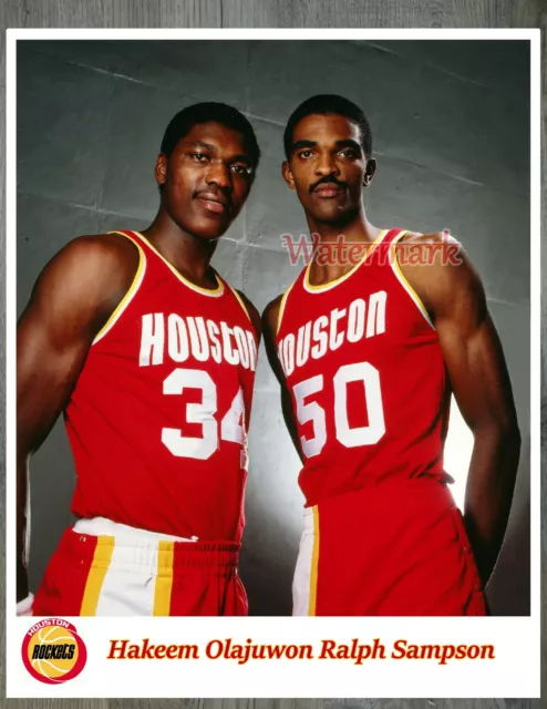 Houston Rockets 1994-1995 Back 2 Back NBA Champions 8x10 Team Photo  Composite
