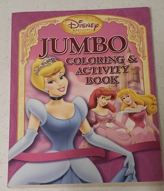 DISNEY PRINCESS JUMBO Coloring & Activity Book 2007 $9.99 - PicClick