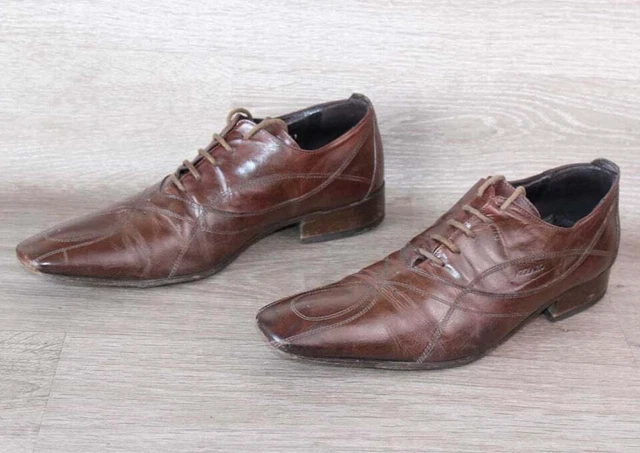 Chaussure Richelieu Azzaro Piero Cuir Marron – Taille 41 – Occasion Bon état