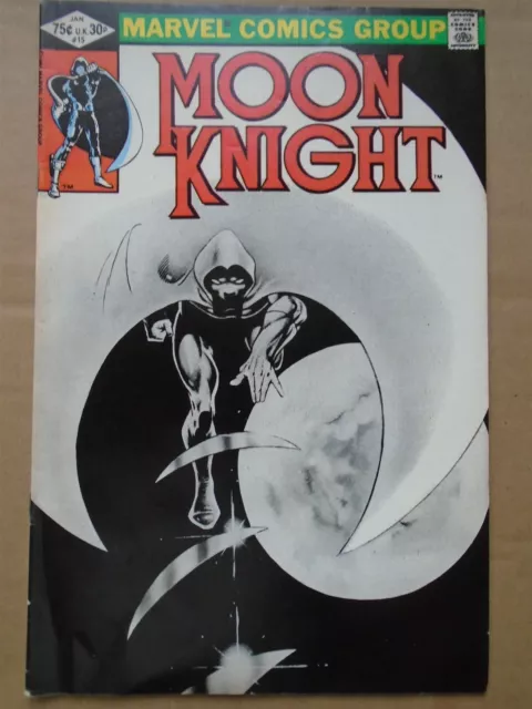 MOON KNIGHT #15 Sienkiewicz Marvel Comics 1982 FN Midgrade - 1st Xenos