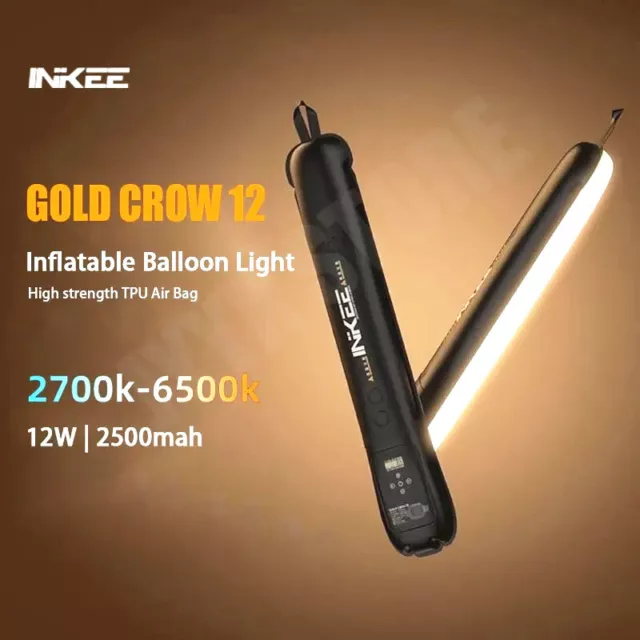 INKEE Gold Crow 12 GC12 LED Video Light Waterproof Photography Light 2700K-6500K