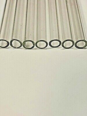 50 pieces GLASS TUBE 12mm x 2mm x 4" Long PYREX BLOWING  8mm=ID   CLEAR