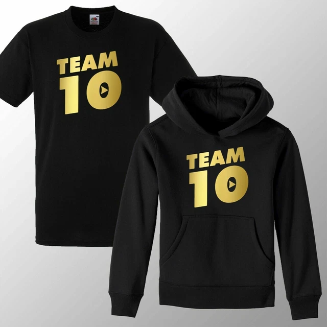 Kids TEAM 10 Inspired Logan Jake Paul Logang Youtuber Merch Hoodie Hoody Gift GP