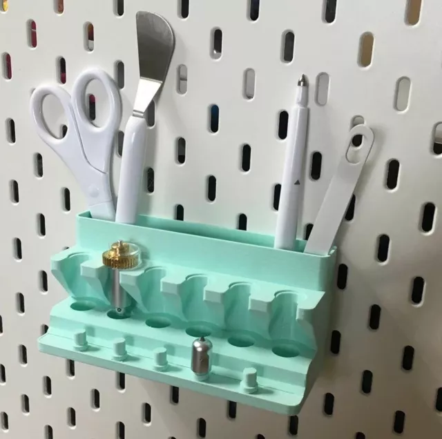 Tool Holder for Cricut Explore Blades & Replacements Fits Ikea Skadis  Pegboard / Tool Holder for Cricut Explore 