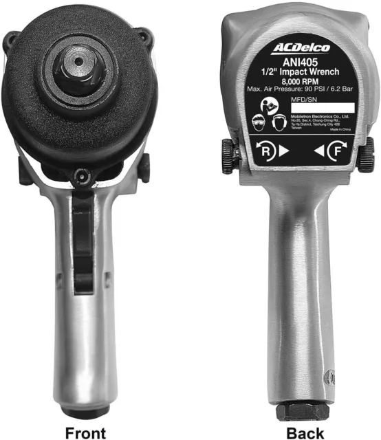 ACDelco ANI405A Heavy Duty ½” 500 ft-lbs. 5-Speed Pneumatic Impact Wrench Kit 3