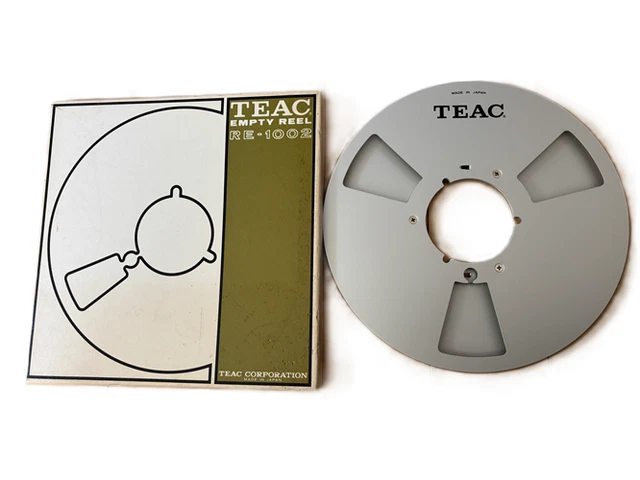 VINTAGE TEAC RE-1002 Empty Reel (10.5″ / 1/4″ metal with Box
