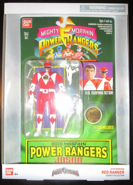 Lot Figurines Power Rangers Legacy – Bandai 2018 – Neuves Sous Emballage