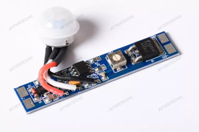PIR2 Circuito Tiras Strip LED Interruptor Sensor De Presencia Perfiles B8D7