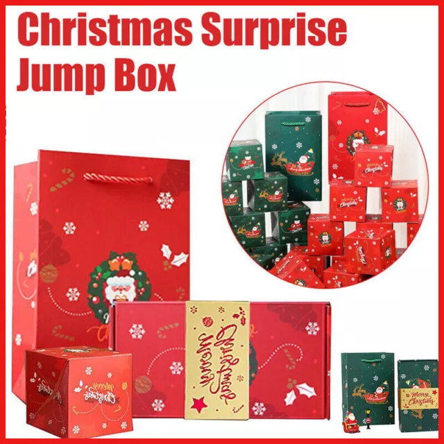 Christmas Surprise Gift Box Explosion for Money,Cash Explosion Pop-Up Gifts Box