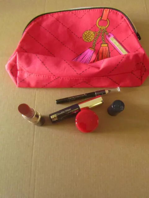 Estee Lauder Trousse De Maquillage Rouge Avec 1 Mini Mascara Sumptuous  Noir + 1