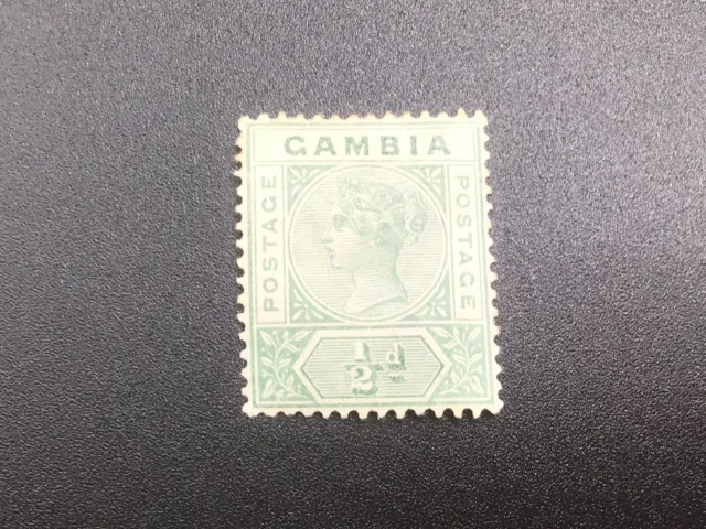 Gambia 1898 QV 1/2d green MLH.      P217