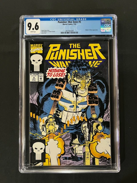 Punisher: War Zone #5 CGC 9.6 (1992) - John Romita Jr & Klaus Janson