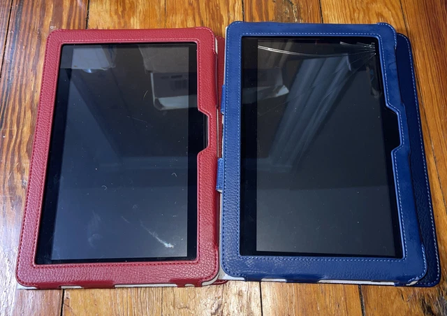 Lot of 2 Android DOPO M975 9" Tablet (blue Ones Screen Cracked)