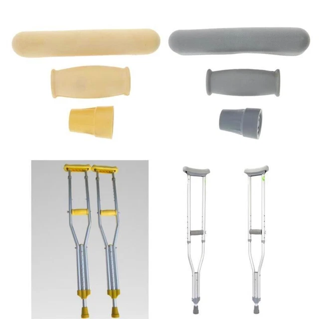 Krückenzubehör-Set |Kissenpolster + Griffabdeckungen + 22 mm Durchmesser