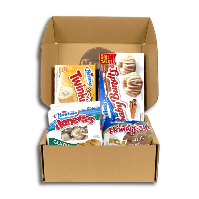 (25,95 EUR/kg) Genusslebenbox mit 1000g amerikanischen Süßigkeiten von Hostess