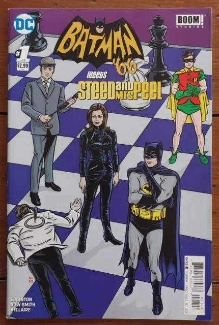 Batman '66 Meets Steed And Mrs. Peel #1, Dc Comics, September 2016, Vf-