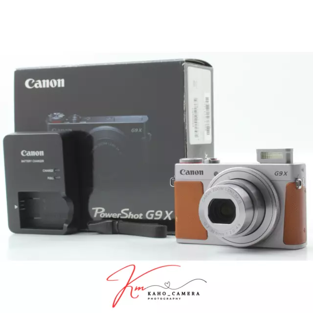 [Casi MINT en caja] Cámara digital Canon PowerShot G9 X 20,2 MP plateada de...