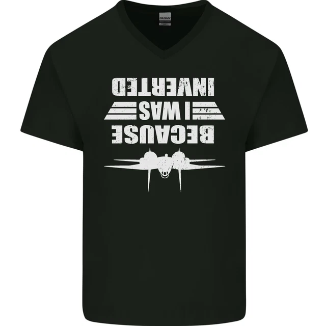 Perché i Was Al Contrario Film Uomo Scollo A V Cotone T-Shirt