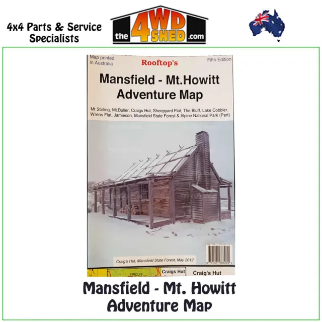 Rooftops Mansfield Mt.Howitt Adventure Map 1:100 000