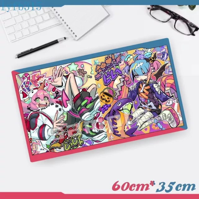 Yu-Gi-Oh! Anime Evil Twin Mouse Pad Desk Card Pad Game Playmat 35x60cm #C
