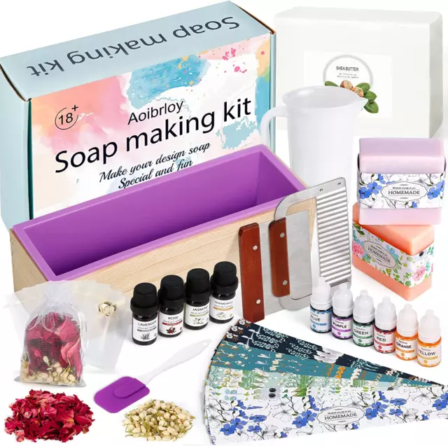 Pro Soap Making Supplies Kit 3 pcs Set Soap Tools Cakes Mold