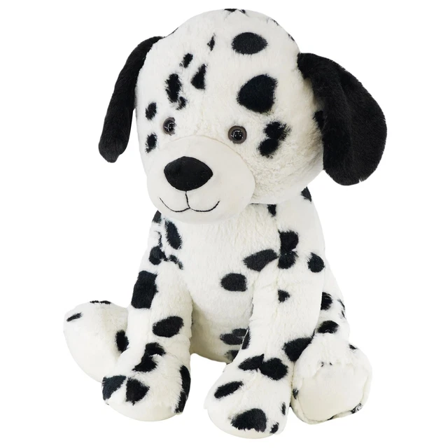 15& PLUSH PUPPY Soft Dalmatian Dog Cuddly Toy Seated Stuffed Pet Animal