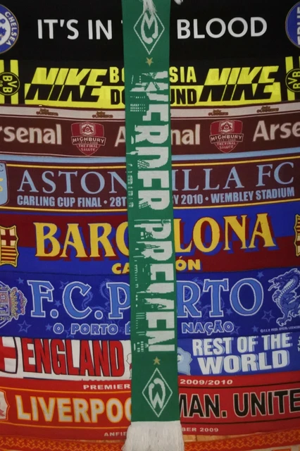 5/5 Werder Bremen football scarf soccer