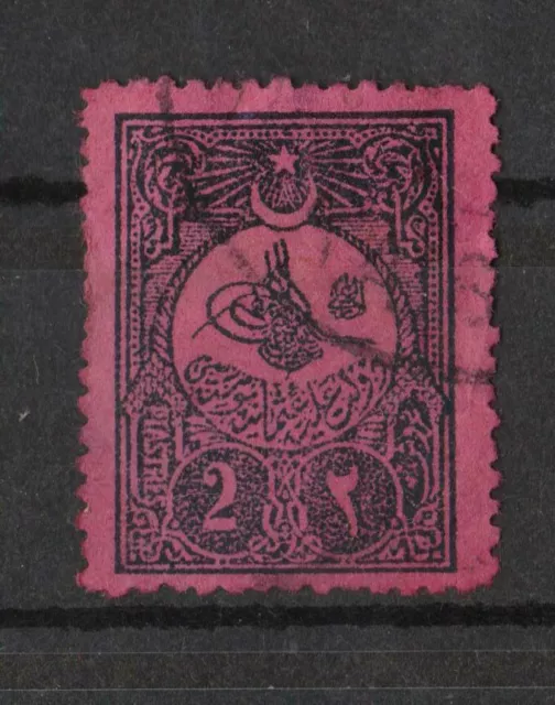 TURKEY 1908 ISSUE POSTAGE DUE 2Pa USED CV 70$