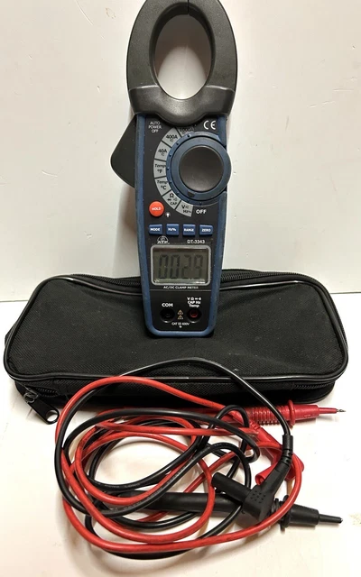 CEM DT-3343 1000A AC/DC Digital Clamp Meters Data Hold Function Auto ...