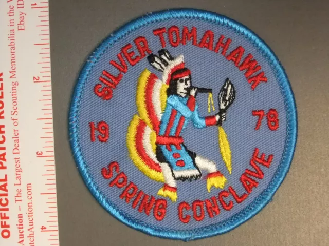 Boy Scout OA 80 Silver Tomahawk Lodge 1978 Event 7400LL