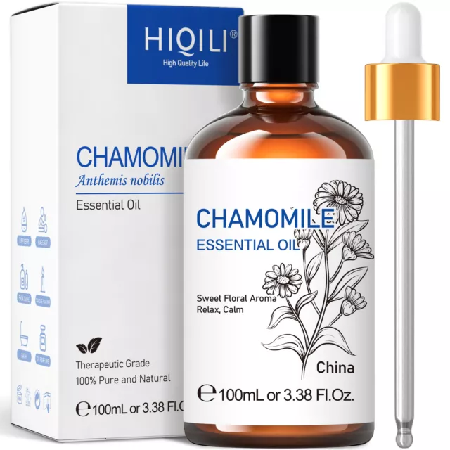 100ml Chamomile Oil 100% Pure Natural Essential Oil Therapeutic Grade Skin Hair