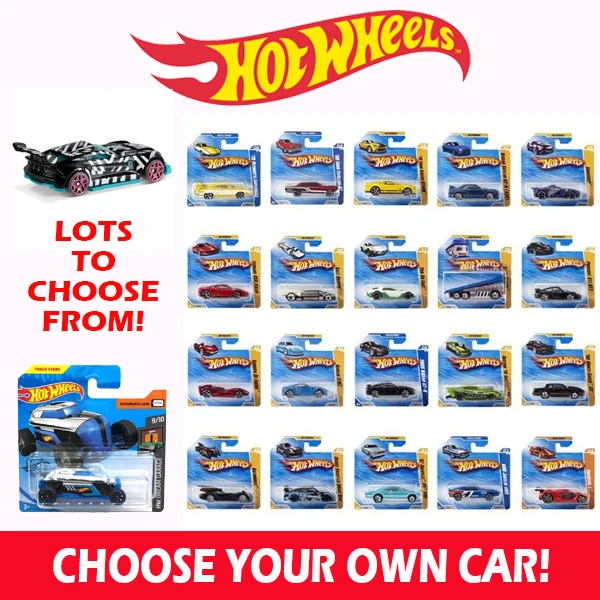 Hot Wheels Druckguss Fahrzeuge Autos Fahrräder Sammlung wählen Sie Ihre eigenen