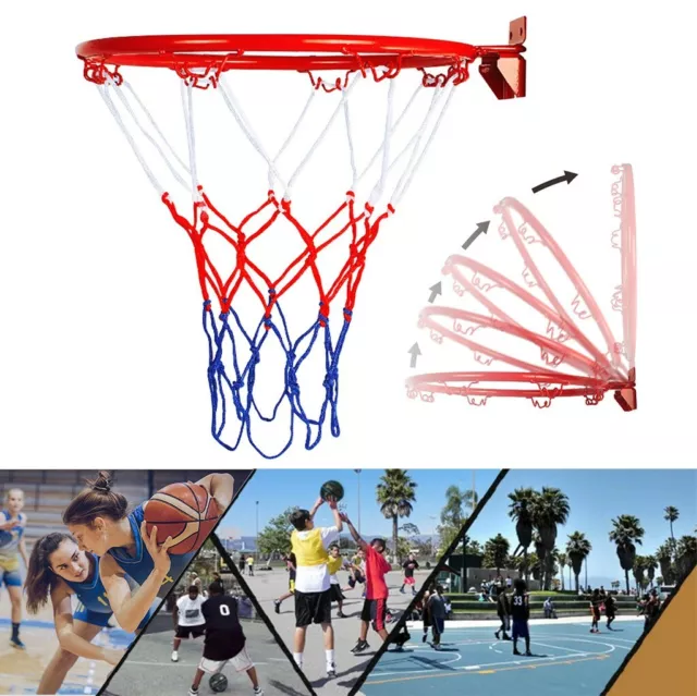 Hanging Basketball Wall Mounted Goal Hoop Rim For Outdoors Indoor Very Durable