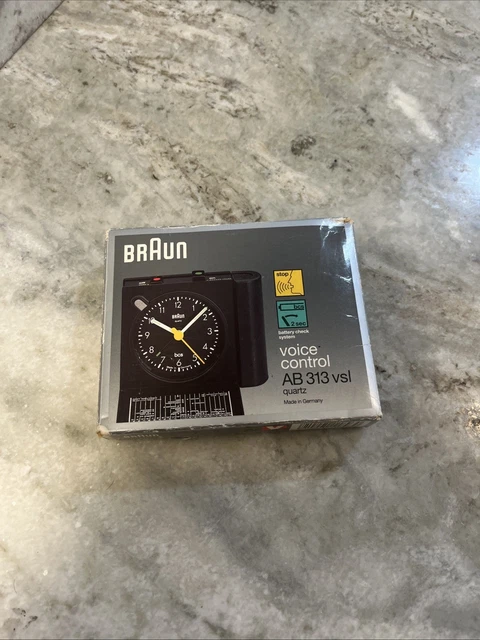 インテリア時計 BRAUN voice control 4745 AB40vsl MOMA Vintage Braun Voice Control Alarm Clock Germany | eBay