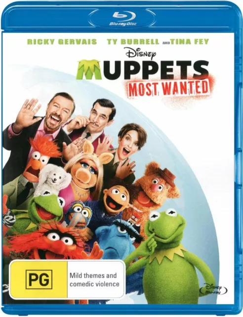 Muppets Most Wanted (Blu-ray) You Can CHOOSE WITH OR WITHOUT A CASE