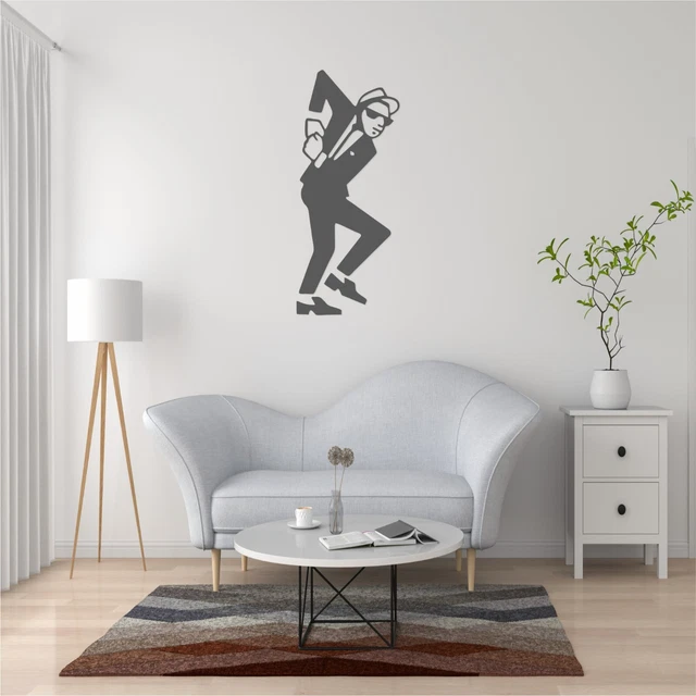 SKA MAN MOD 2 Tone Retro Vinyl Decal Sticker – Ritrama Vinyl, Choose Size, For Car Window Wall Mancave UK Made