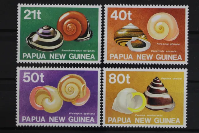 Papua Neuguinea, MiNr. 631-634, Landschnecken, postfrisch / MNH - 633747