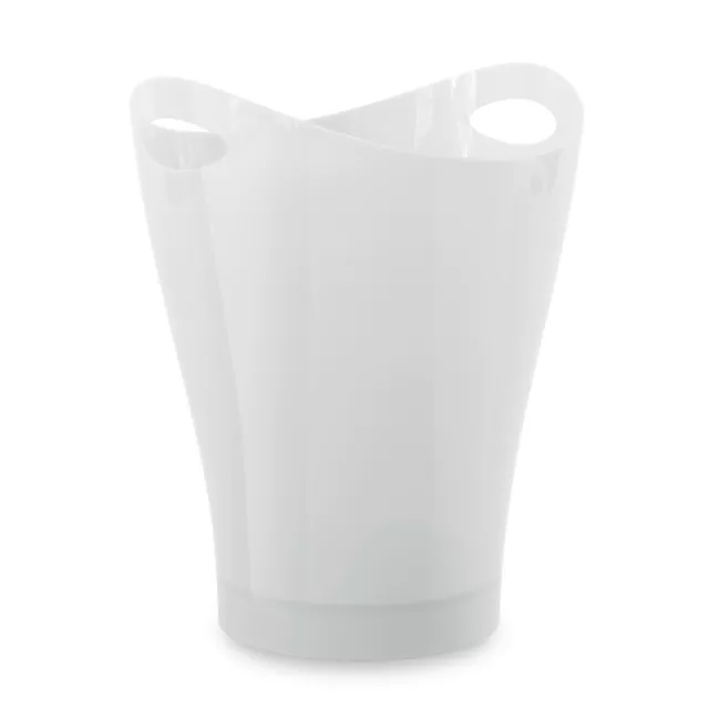 Umbra Garbino 2.25 gal White Plastic Contemporary Wastebasket