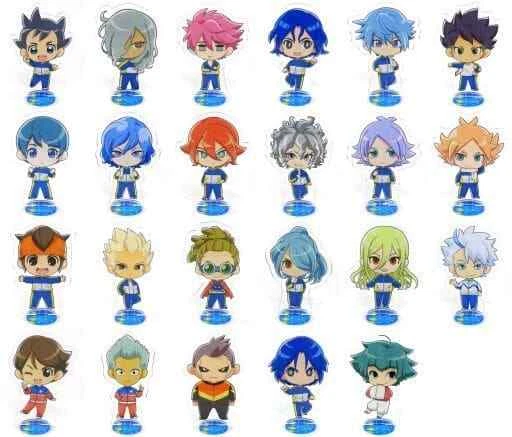 All 23 Types Set Inazuma Eleven Orion'S Seal Princess Cafe Acrylic Stand Mini