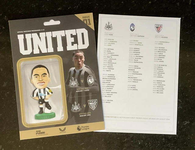 Newcastle United V Atalanta & Athletic Bilbao Home Programme 2022/23