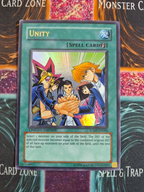 YU-GI-OH! TCG UNITY JUMP-EN006 Ultra Rare Limited LP/MP $15.00 - PicClick