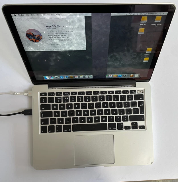 "Apple MacBook Pro 13" Retina i5 2,7 GHz 8 GB 2015/riparazioni/d57R" danneggiato "Apple MacBook Pro 13" Retina i5 2,7 GHz 8 GB 2015/riparazioni/d57R" danneggiato