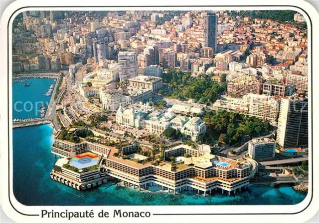 72723103 Monte-Carlo Vue aerienne de la Principauté de Monaco Collection Reflets