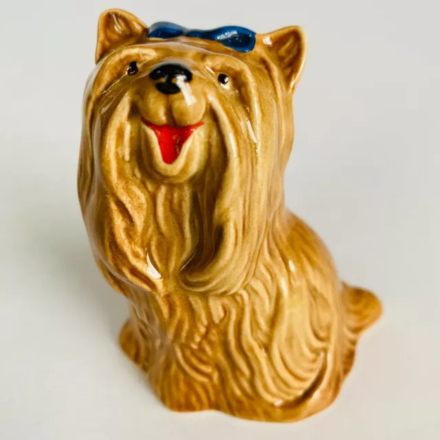 Vintage 1967-72 Beswick Yorkshire Terrier Dog Porcelain Figurine Model 2102