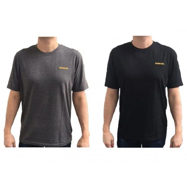 T-shirt Stanley confezione doppia grigia e nera XXLarge
