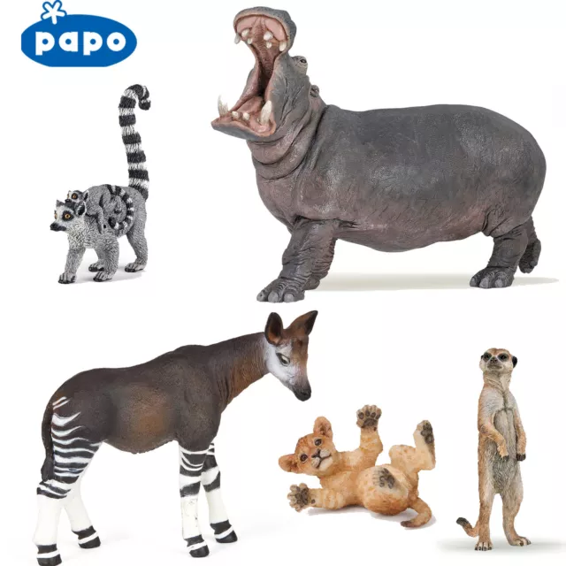 PAPO Wild Animal Kingdom AFRICA - Choose for 42 different animals all with Tags