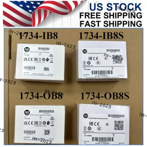NEW Allen-Bradley 1734-OB8 1734-OB8S 1734-IB8 1734-IB8S Free Shipping US Stock