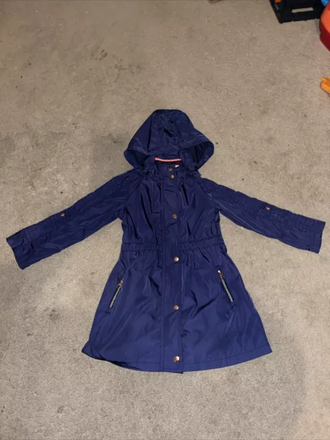 Girls hooded mac top